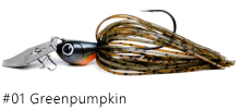 Noike Tiny Kaishin Bladed Swim Jig Chatterbait 1/4oz
