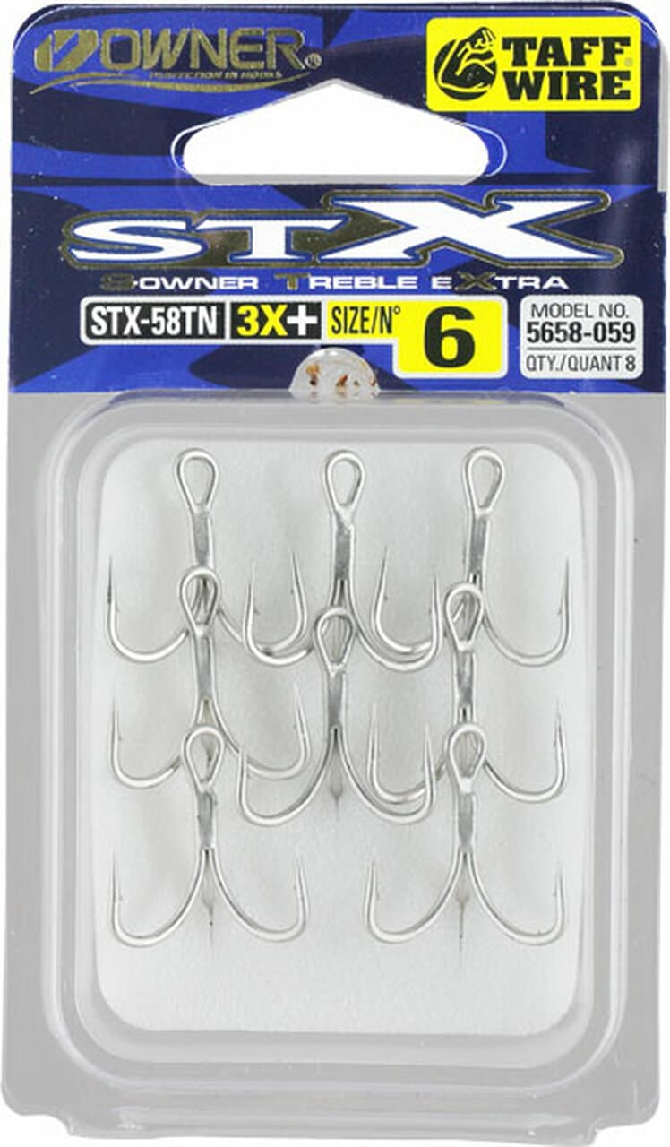 Owner STX58TN Treble Hooks