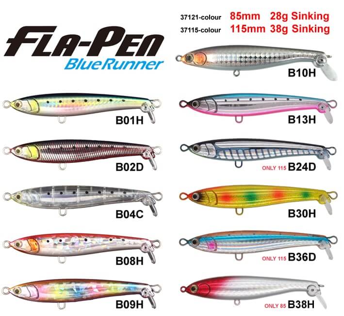 Maria Fla-Pen 115mm 38g Lure - Clearance