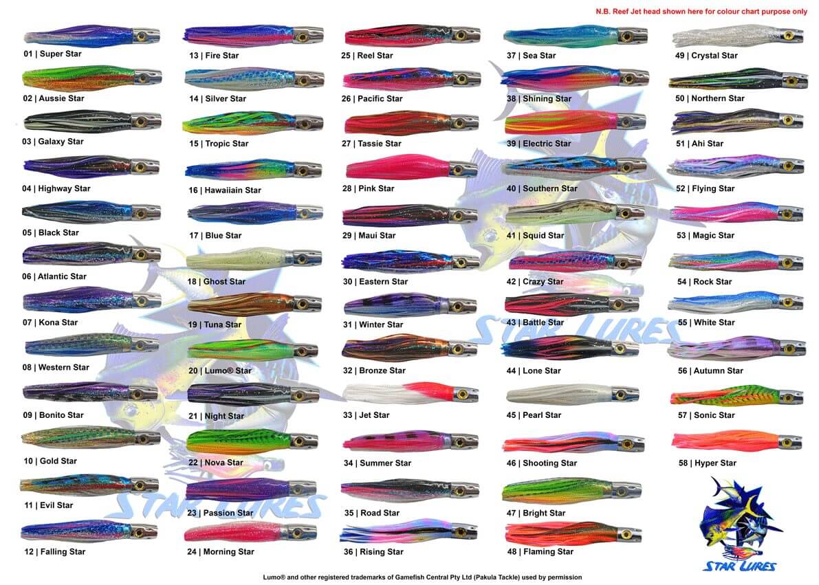 Star Lures 3in Reef Jet Skirted Trolling Lure