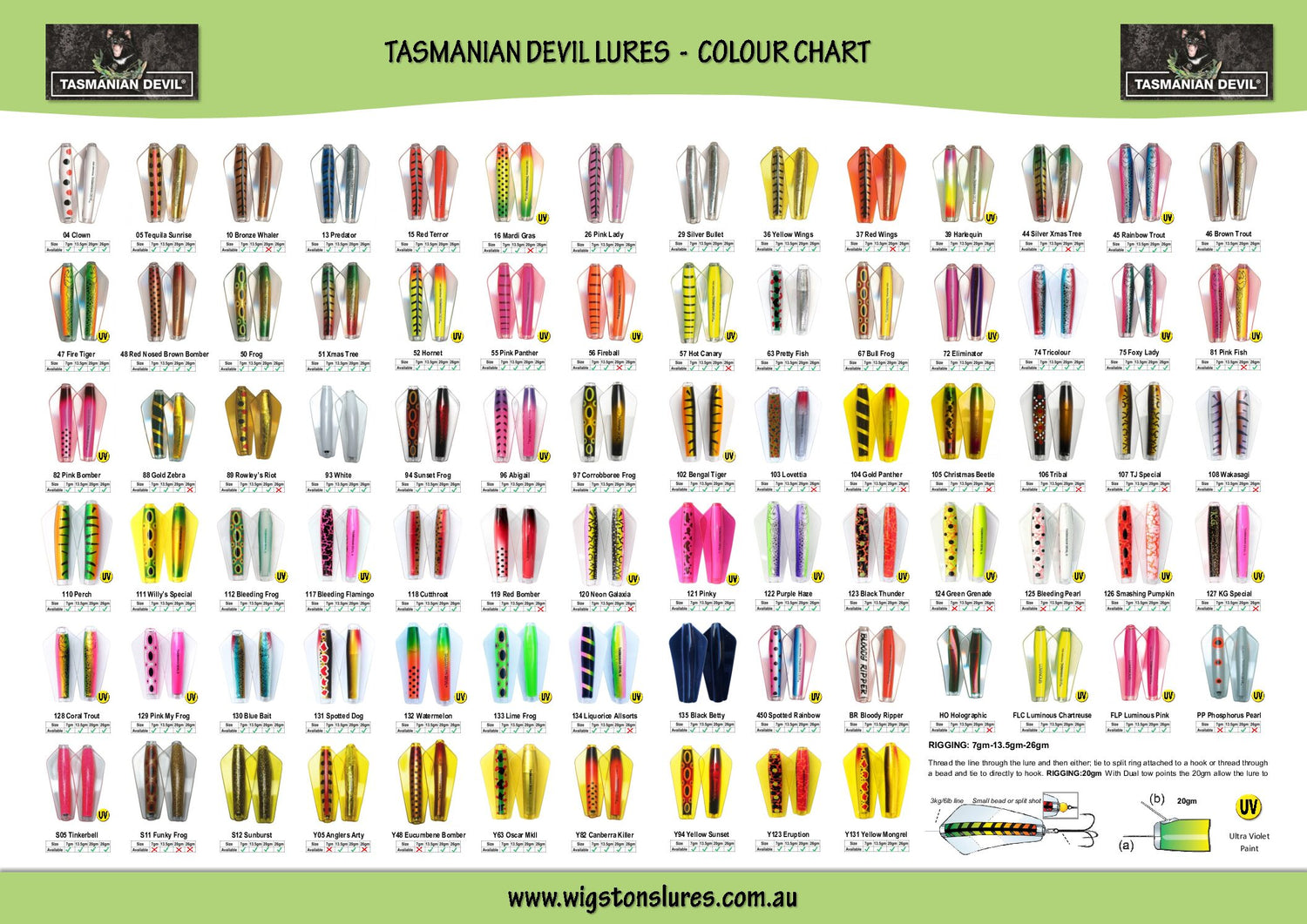 Wigston Tasmanian Tassie Devil 13.5g Lure