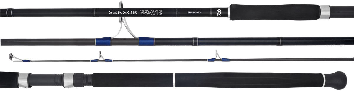 Daiwa Sensor Wave 9'6" 2pc 12-24kg/ Daiwa BG Reel VAR-5000/ Daiwa J-Braid 50lb 300m - Multicolour