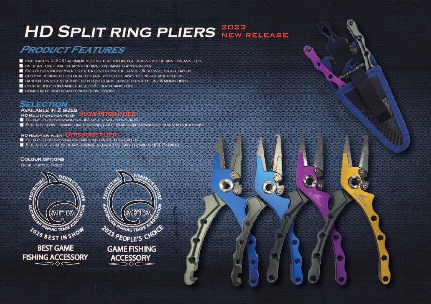 Oceans Legacy HD Split Ring Pliers - Large No 6 - No 11+