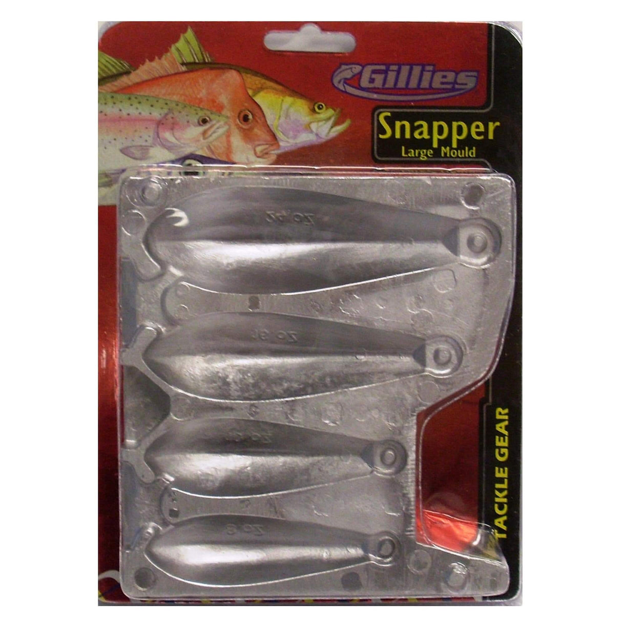 Gillies Snapper Sinker Mould