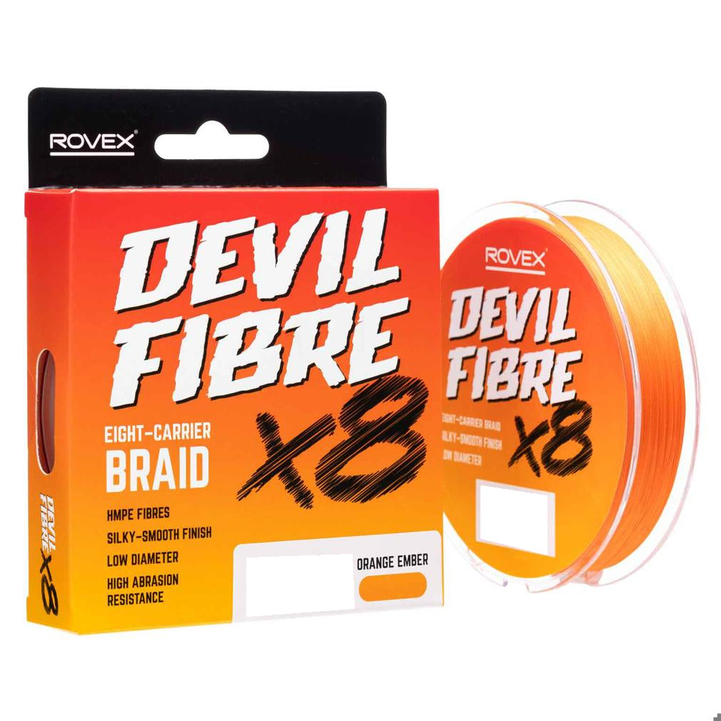 Rovex Devil Fibre x8 6lb 150 Metre Braid - Clearance