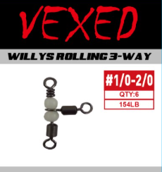 Vexed Willys 3 Way Rolling Swivel