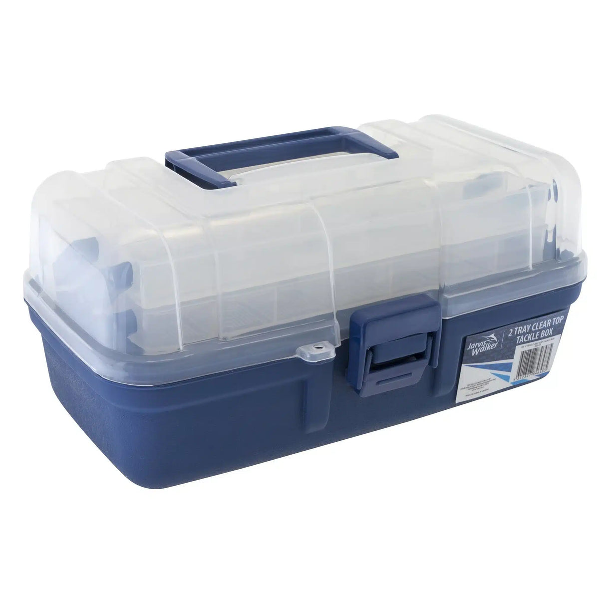 Jarvis Walker 2-Tray Clear Top Tackle Box