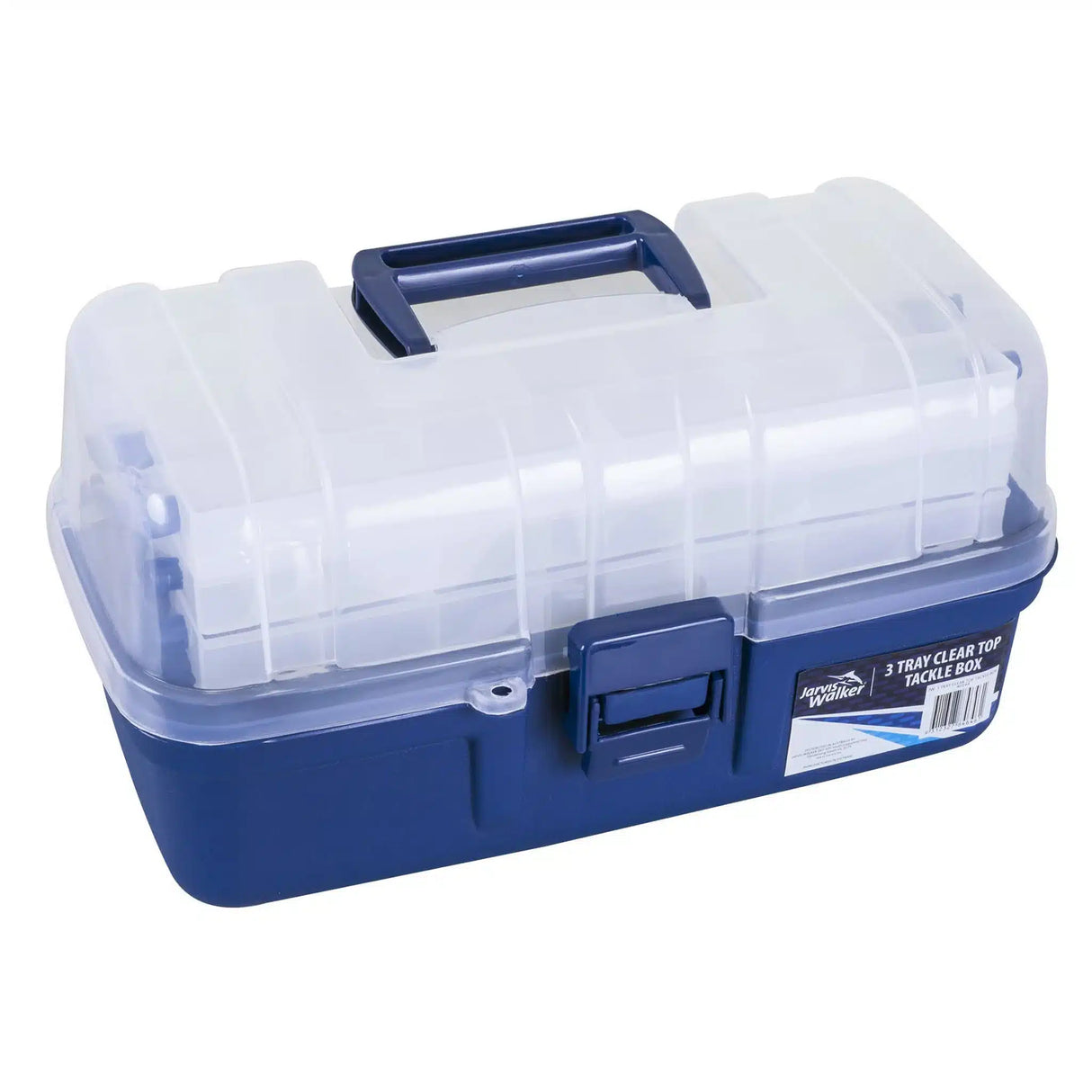 Jarvis Walker 3-Tray Clear Top Tackle Box
