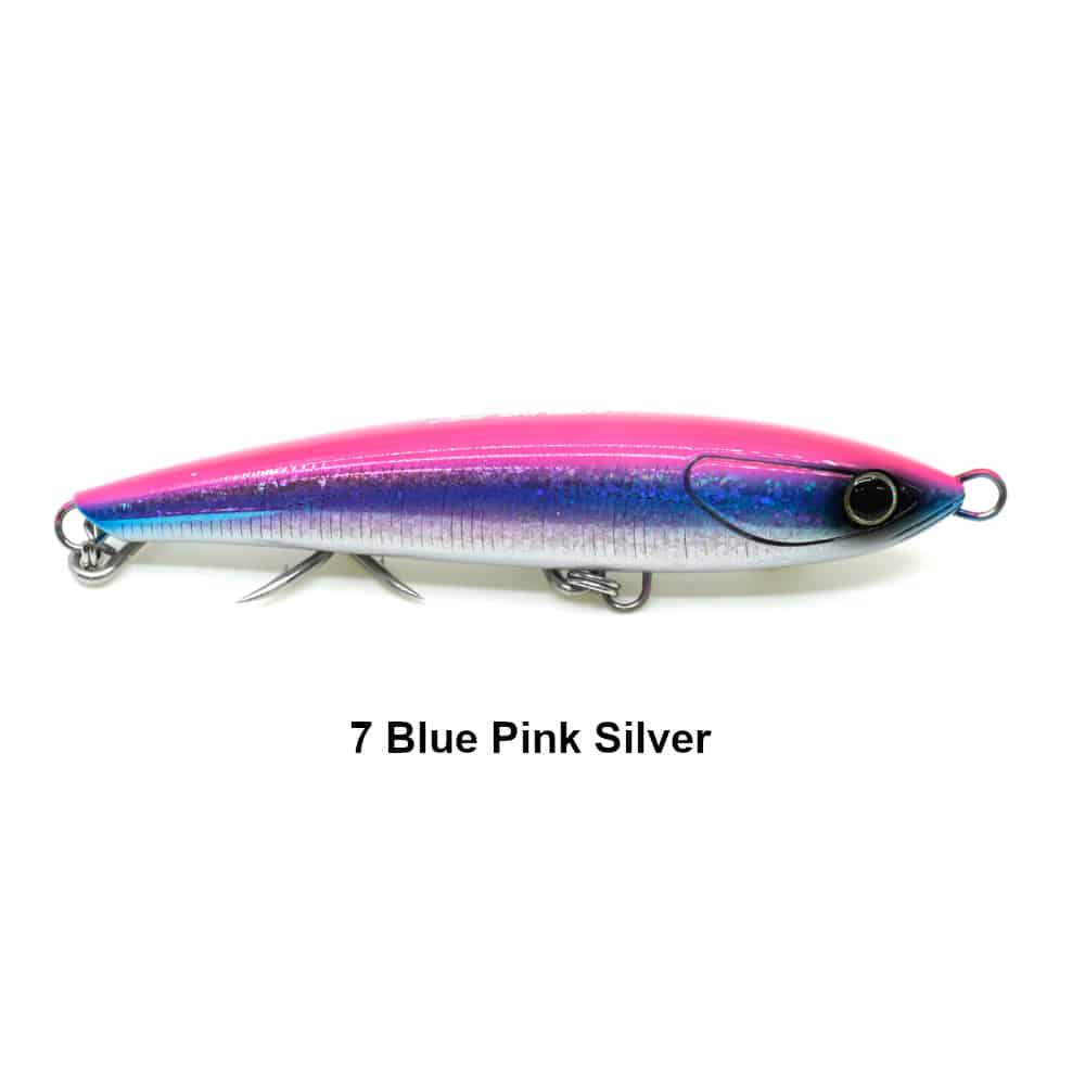 No 7 Blue Pink Silver