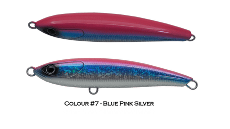 No 7 Blue Pink Silver