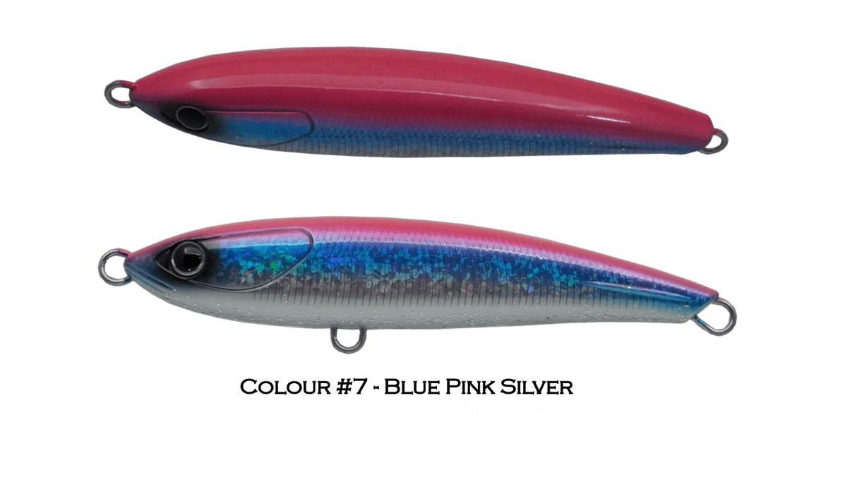 No 7 Blue Pink Silver