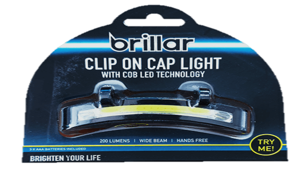 Brillar Clip on Cap LED Light