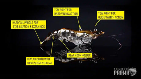Chasebaits Armour Prawn 110mm