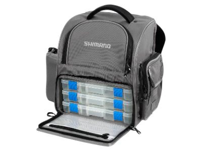 Shimano Grey Medium Backpack and Tacklebox - Clearance