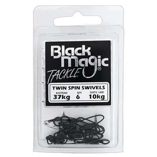 Black Magic Twin Spin Swivel - Economy Pack