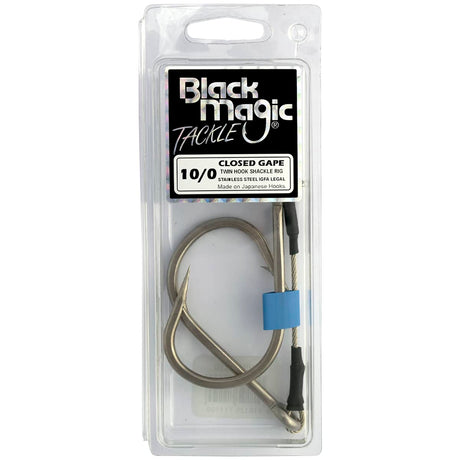 Black Magic Twin Shackle Rig - Closed Gape