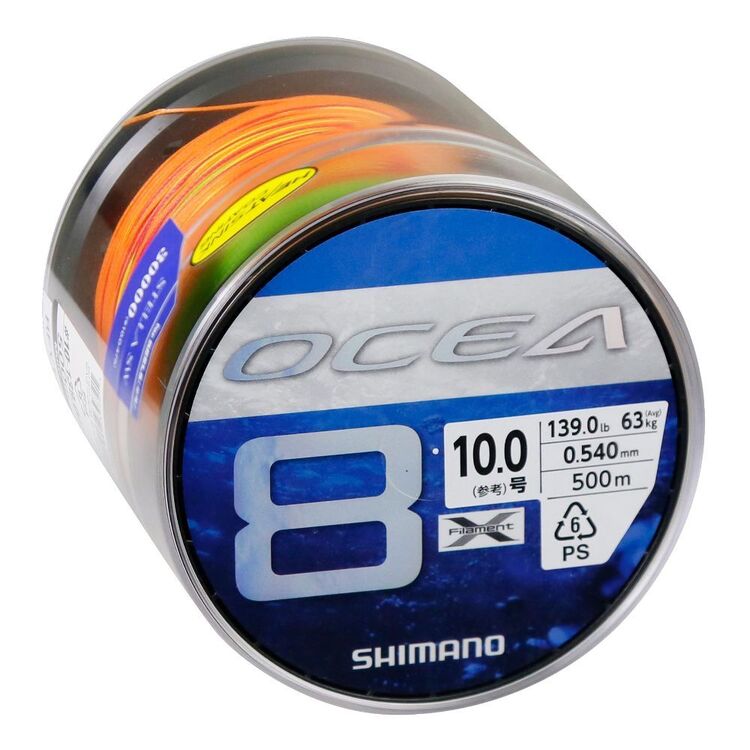 Shimano Ocea 8 PE 10 (0.540mm), 500 Metre Multicolour Clearance