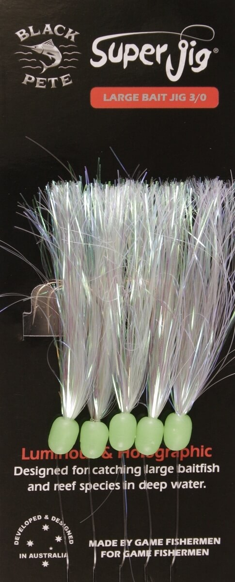 Black Pete Super Jig Lumo and Holographic