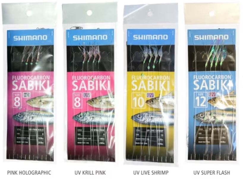 Shimano Flurocarbon UV Super Flash Sabiki Rig