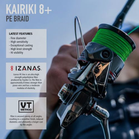 Shimano Kairiki 8+ Braid 300m - Mantis Green