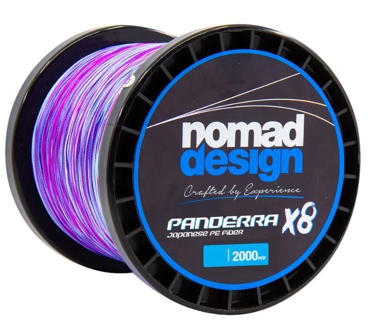 Nomad Panderra Multi Colour - Bulk Braid Spooling (sold in increments of 100 Metres)