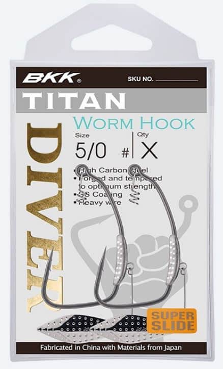 BKK Titan Diver Worm Hooks