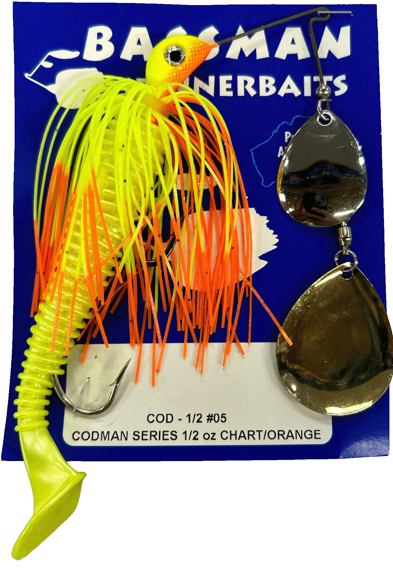 Bassman Spinnerbaits Codman Series 1/2oz