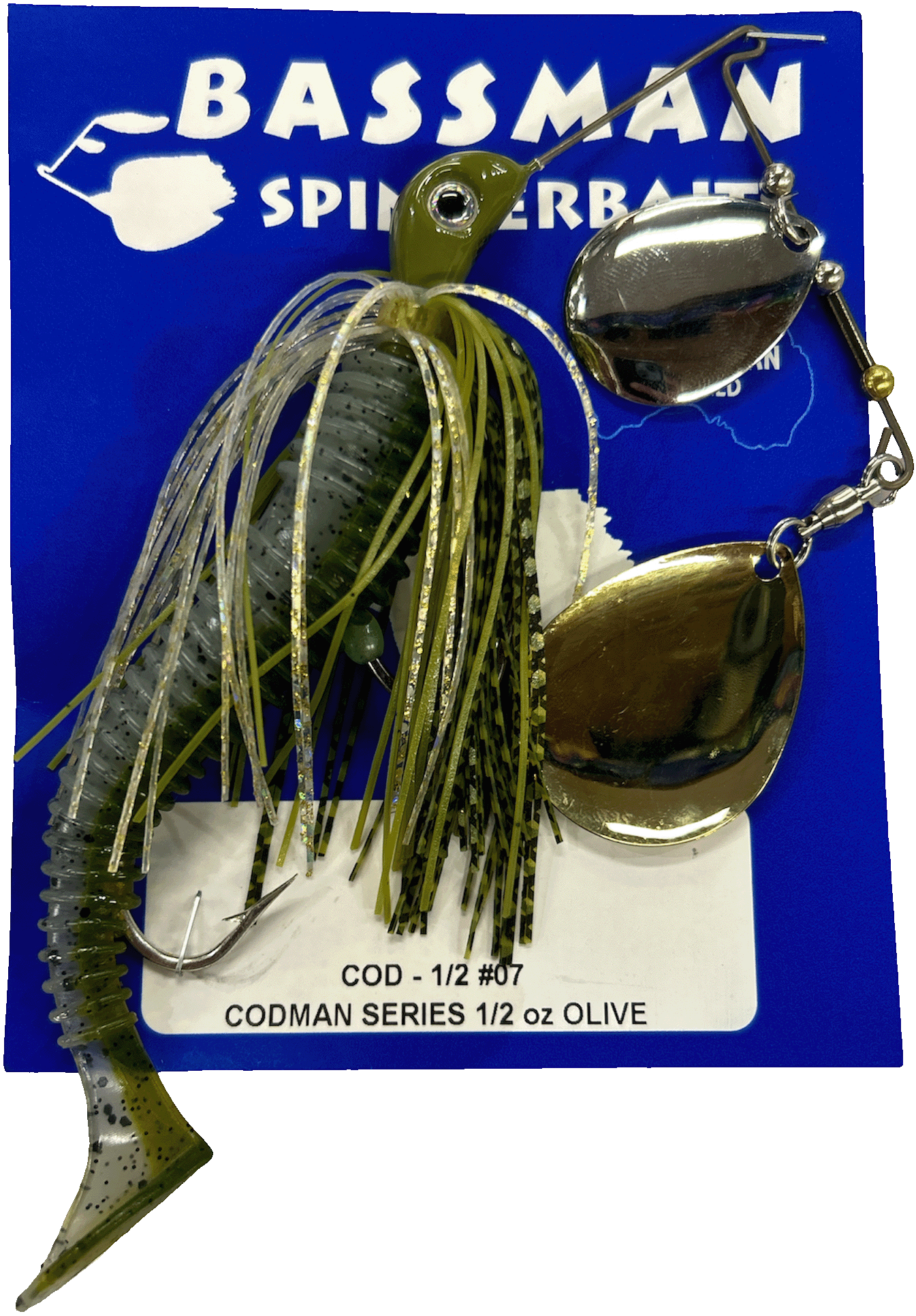 Bassman Spinnerbaits Codman Series 1/2oz