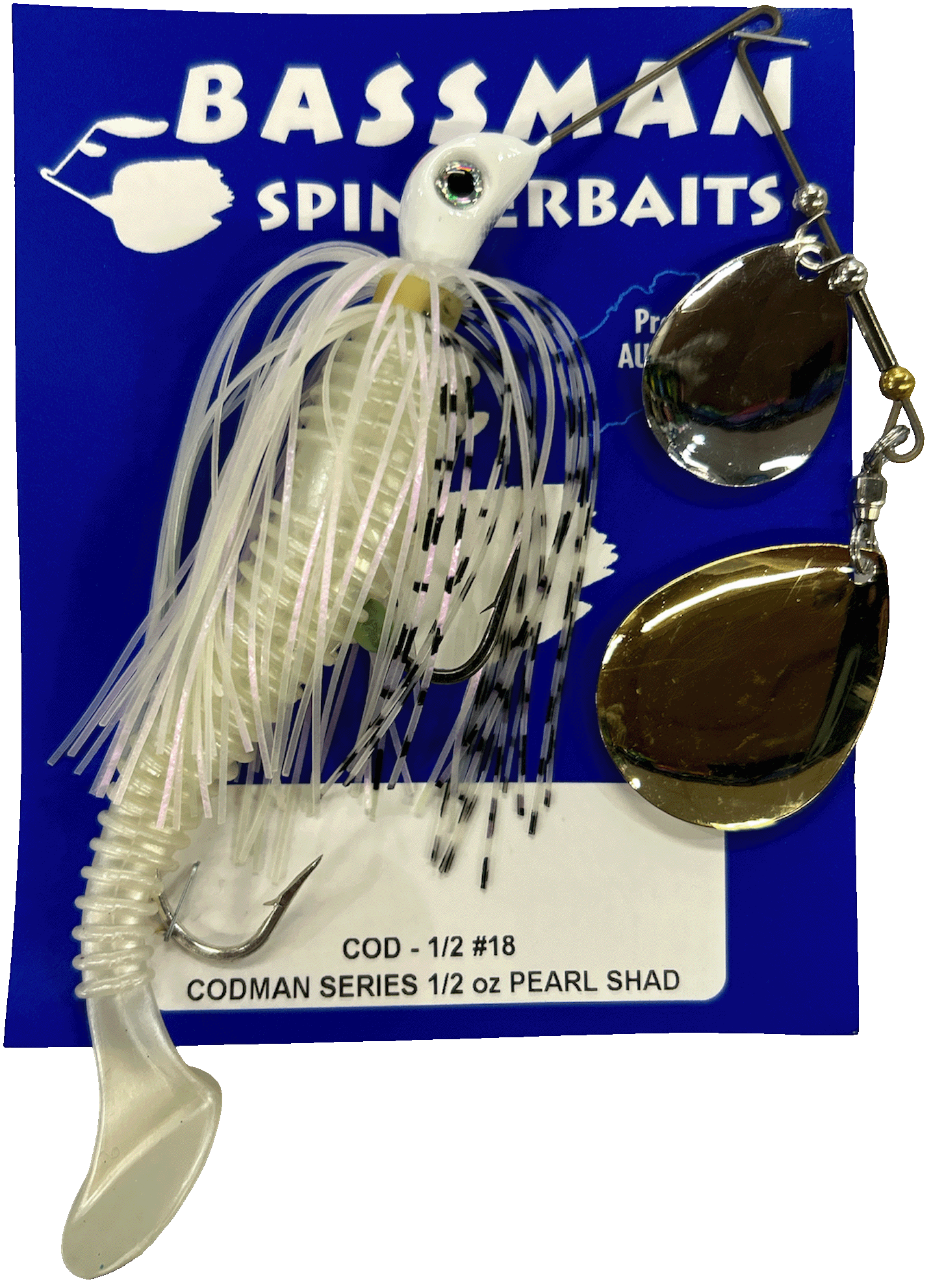 Bassman Spinnerbaits Codman Series 1/2oz