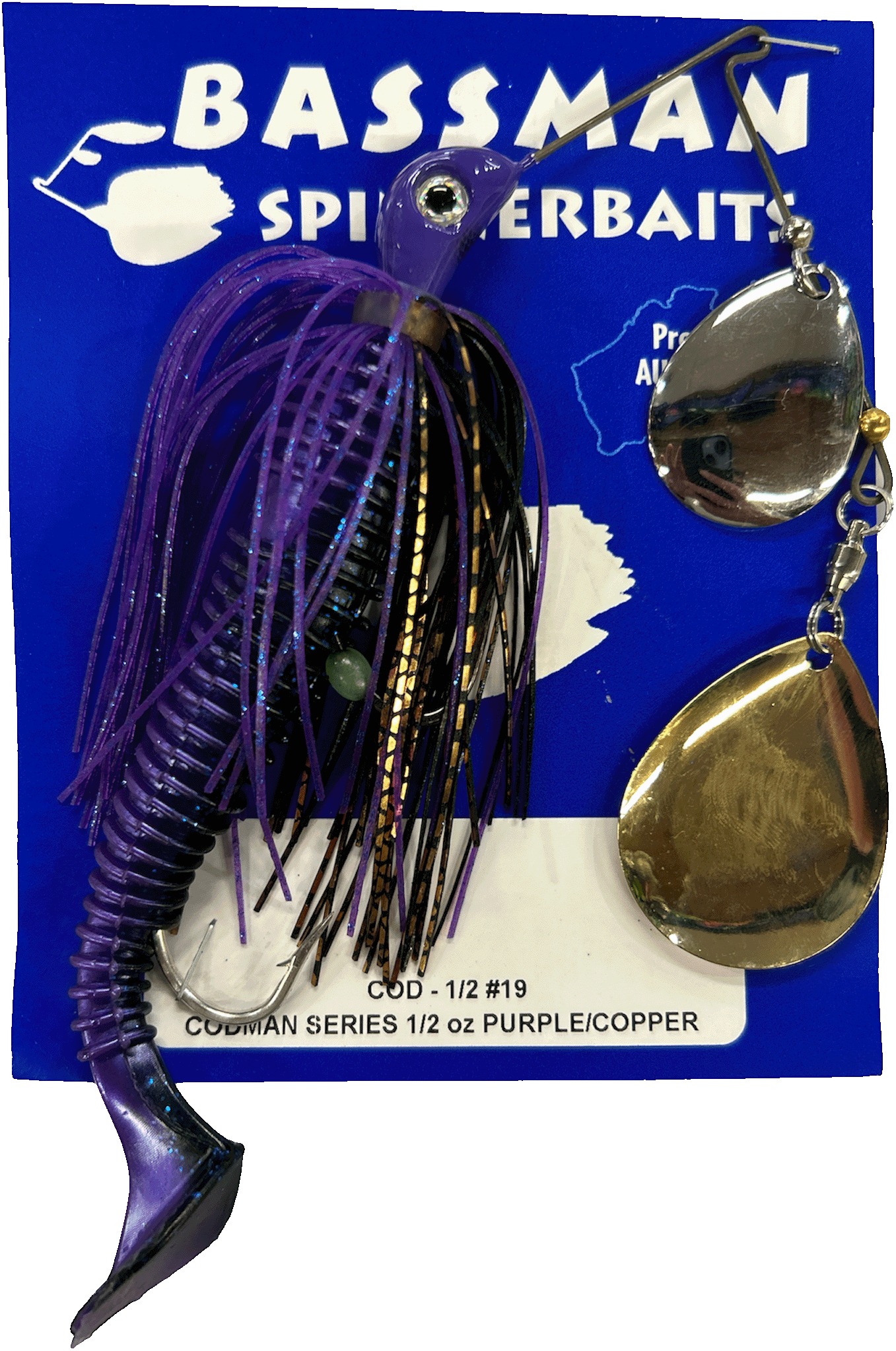 Bassman Spinnerbaits Codman Series 1/2oz