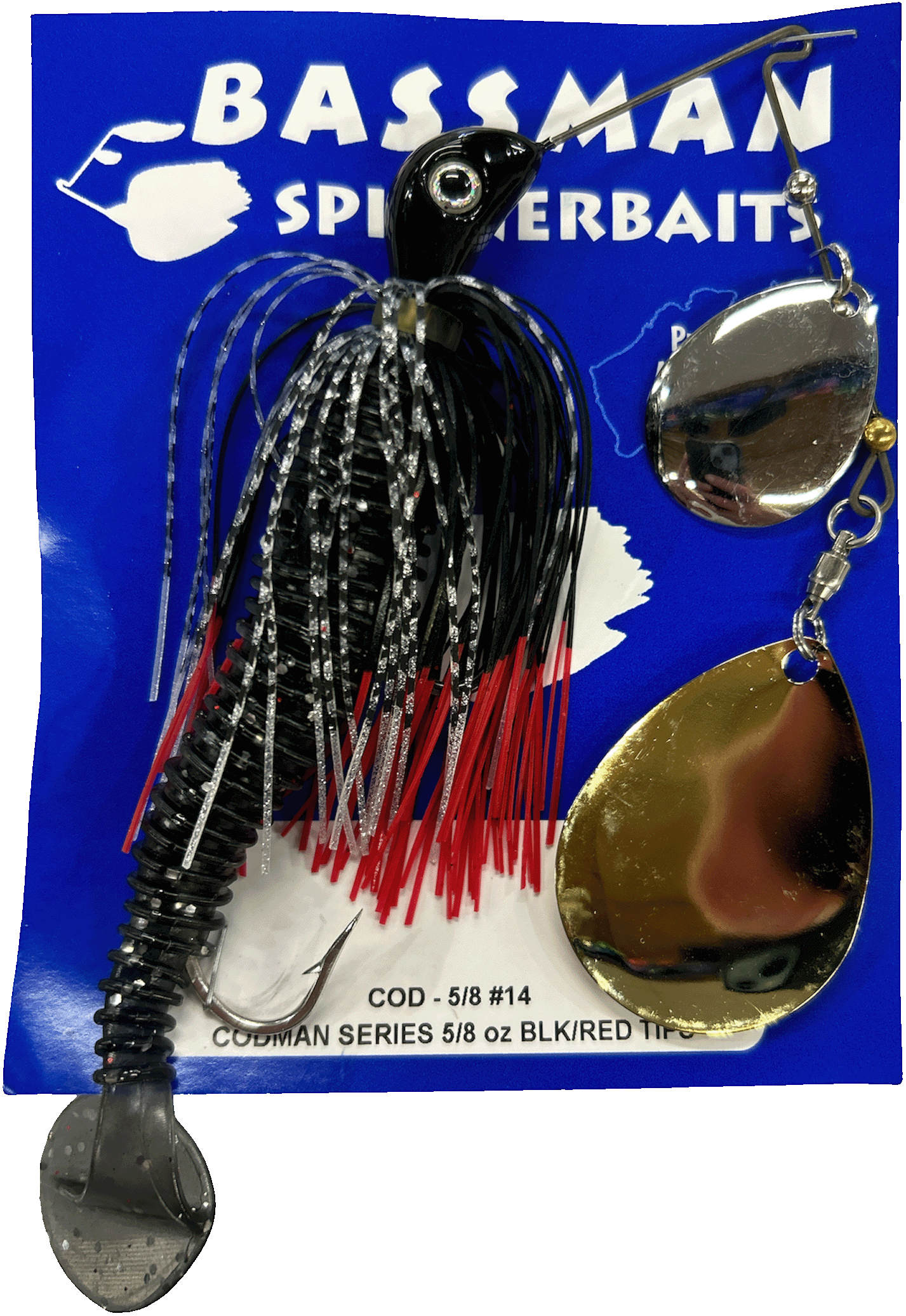 Bassman Spinnerbaits Codman Series 5/8oz