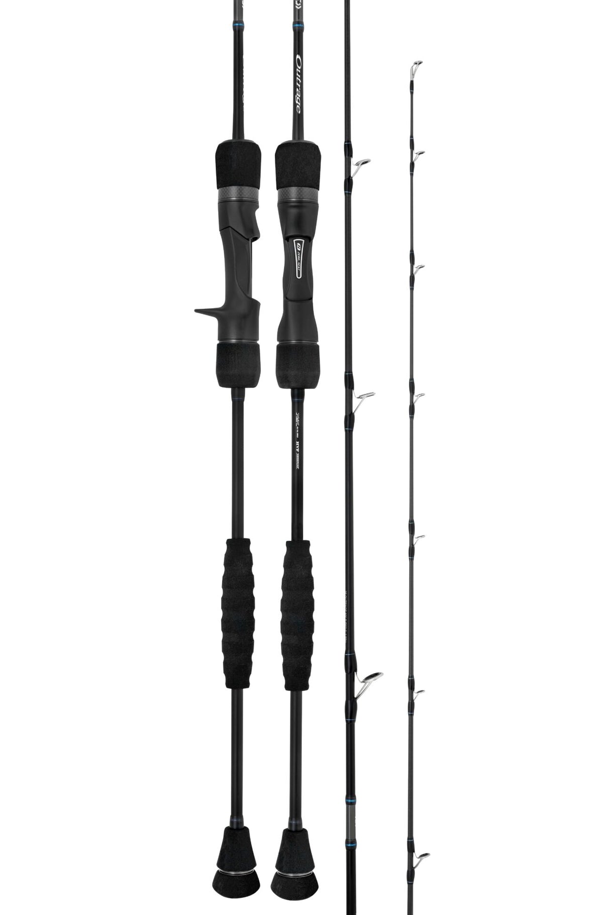 Daiwa 26 Outrage MX 6'2' pe4/ Daiwa 24 Saltiga Star Drag-15/ Daiwa Saltiga 12 68lb PE 4.0 300m - Multi-colour