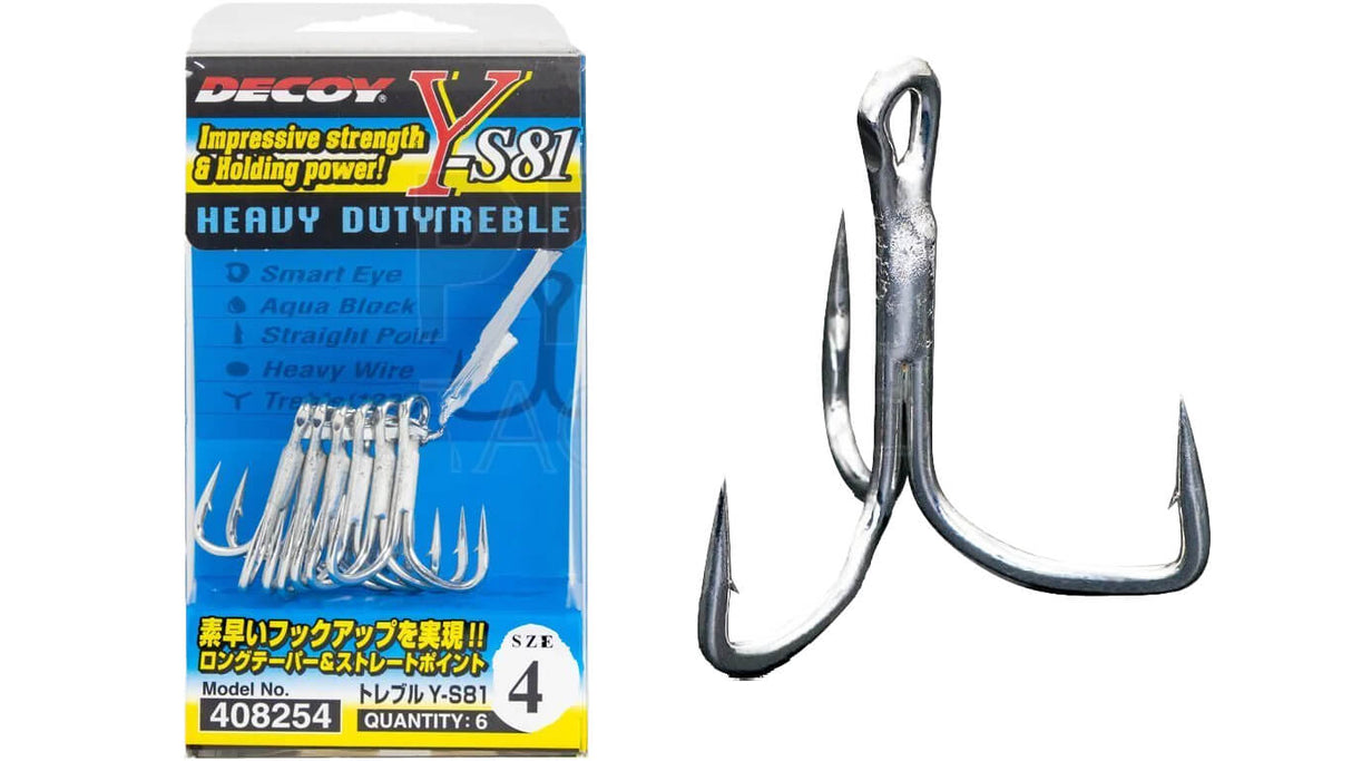 Decoy Y-S81 Silver Trebles