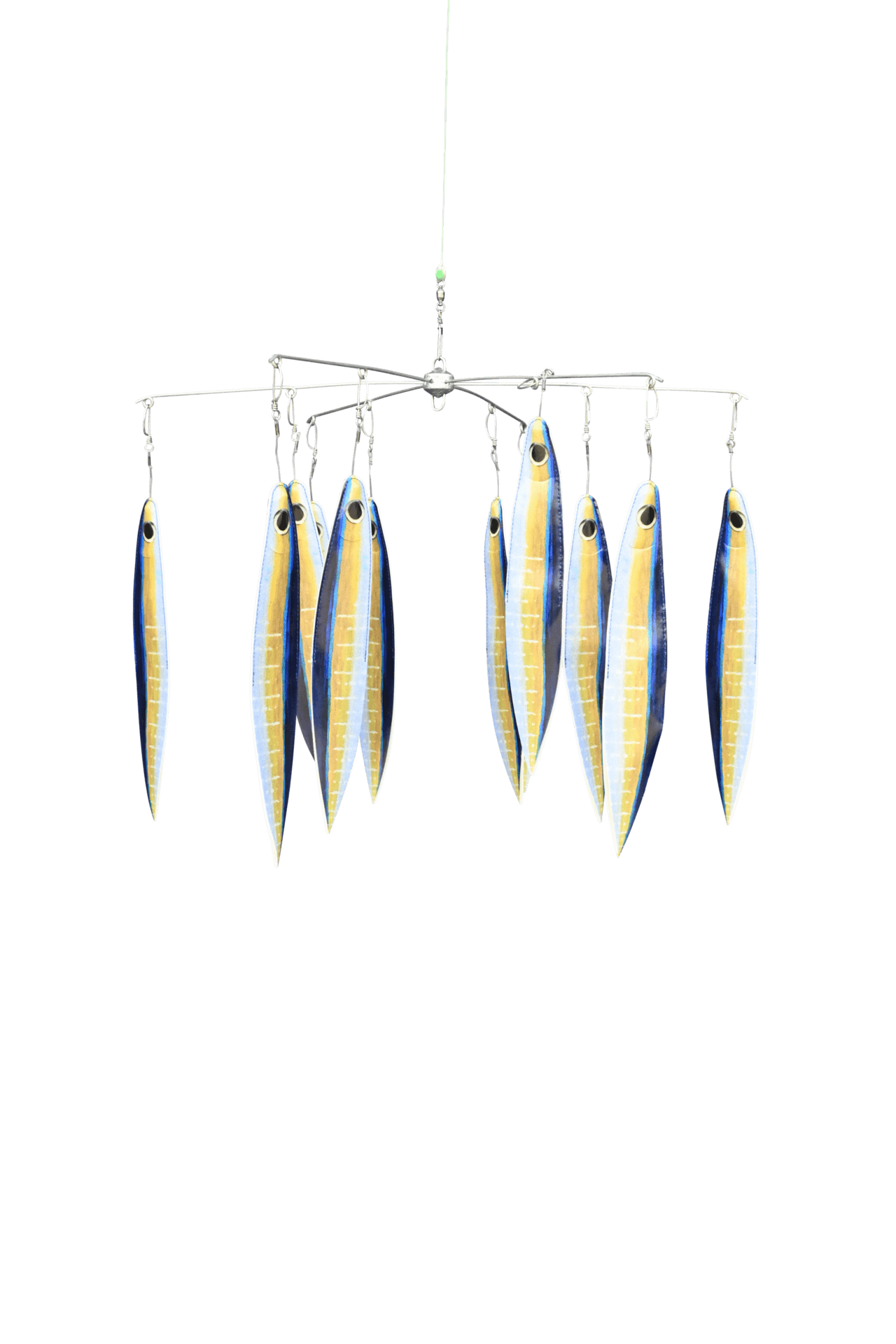 Fire Tailz FR 24in Dredge with Painted Yellowfin Strips