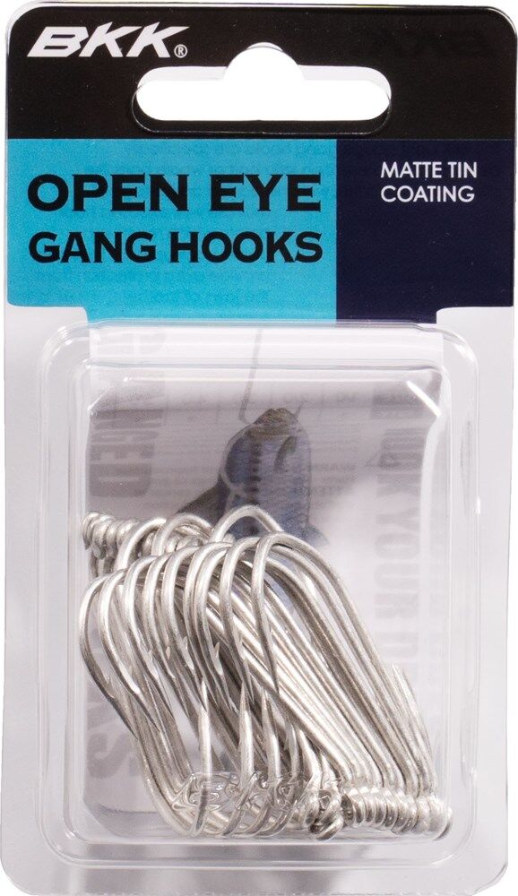BKK Ganged Hooks Light Gauge Open Eye-25pk
