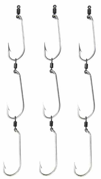 Mustad Ganged Hook Deluxe 3 Sets