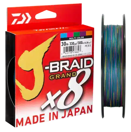 Daiwa J-Braid Grand 8 Multicolour 1500m