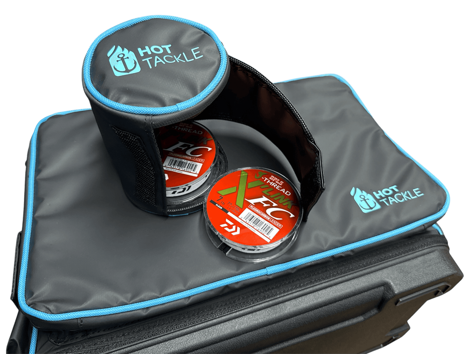Hot Tackle Water Resistant Tackle Bag + Leader Holder