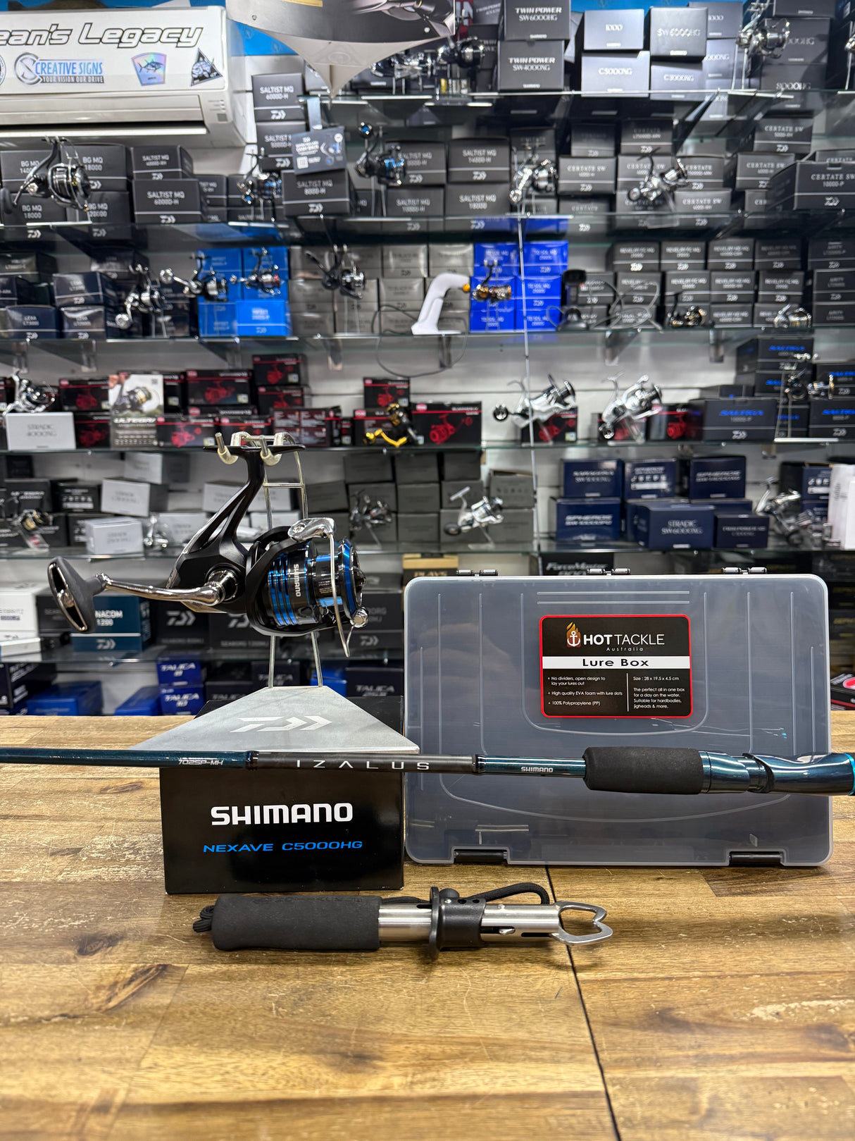 Shimano Izalus 5-10kg and Nexave 5000 Combo