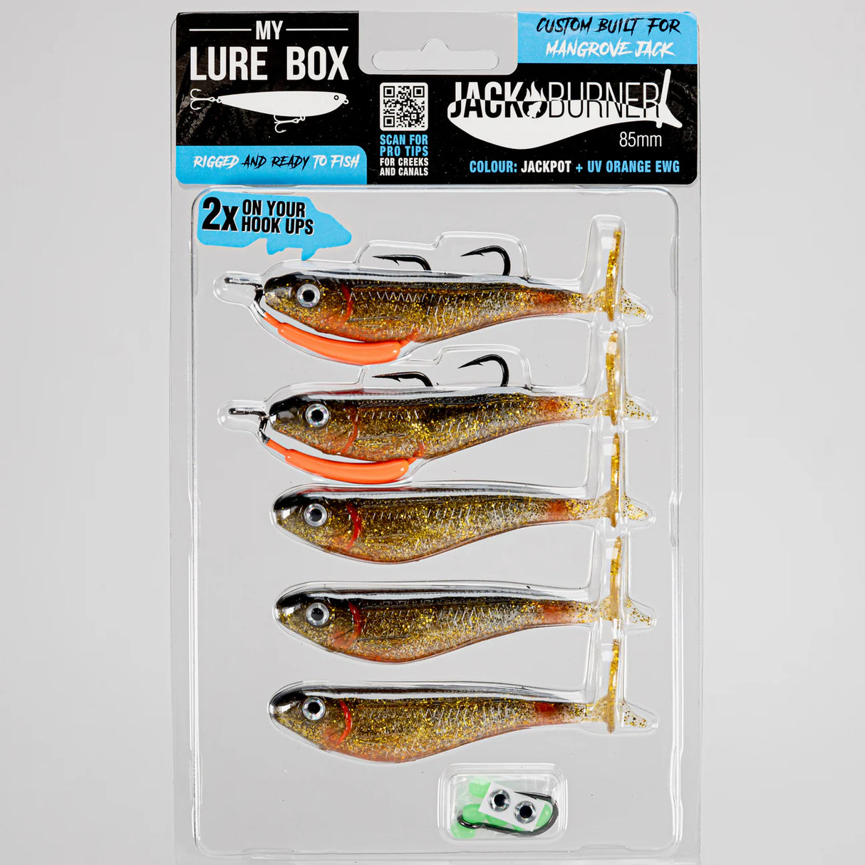 My Lure Box Jack Burner Soft Plastic Lure 85mm