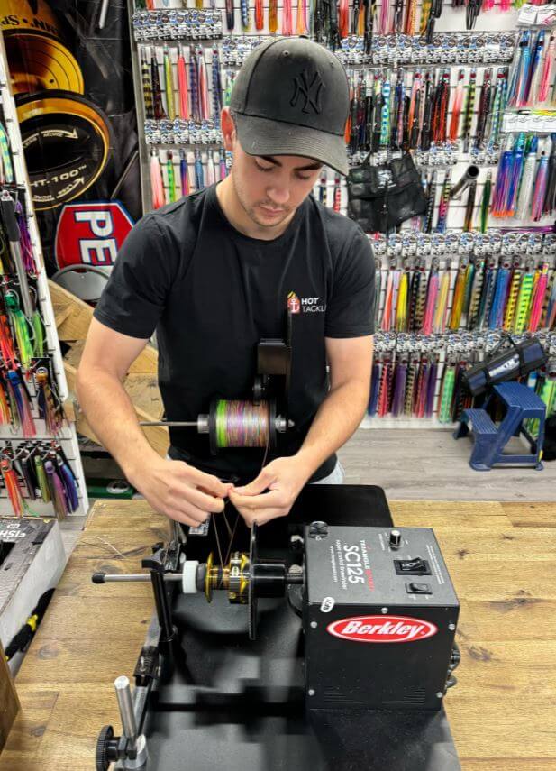 Daiwa Seapower 800/ Shimano Status Elite Deep Drop Rod 6'10" PE 3-6/ Daiwa J-Braid 65lb Bulk Spooling - Multicolour