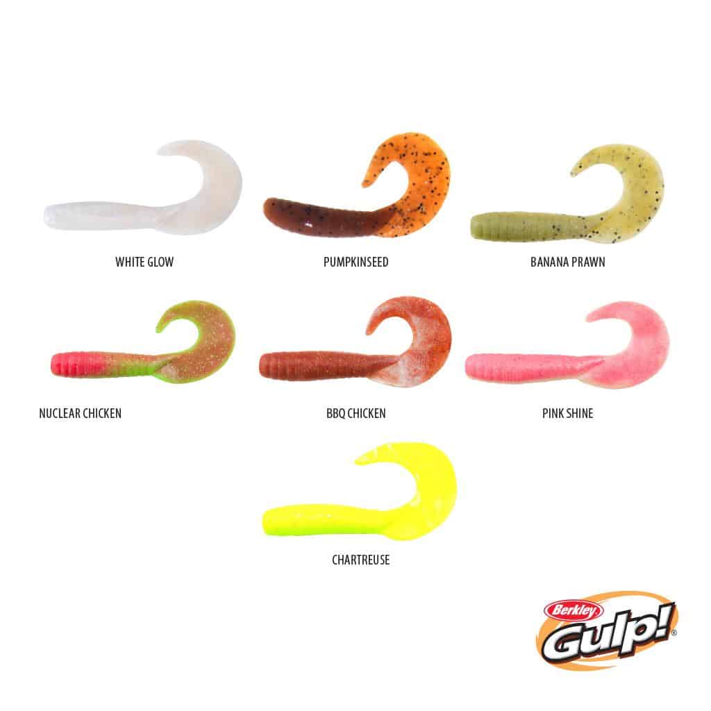 Berkley Gulp 4in Jigging Grub Plastics