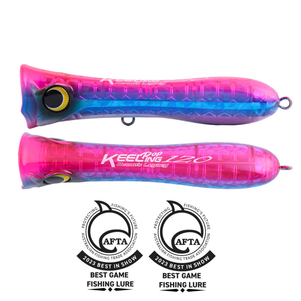 Oceans Legacy Keeling Pop 140mm Rigged Popper