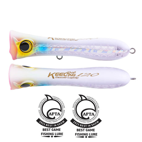 Oceans Legacy Keeling Pop 140mm Rigged Popper
