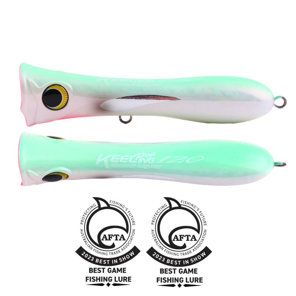 Oceans Legacy Keeling Pop 120mm Rigged Popper