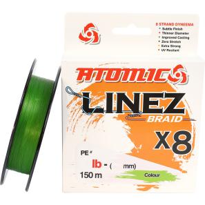 Atomic Linez Braid 8X Green 150m