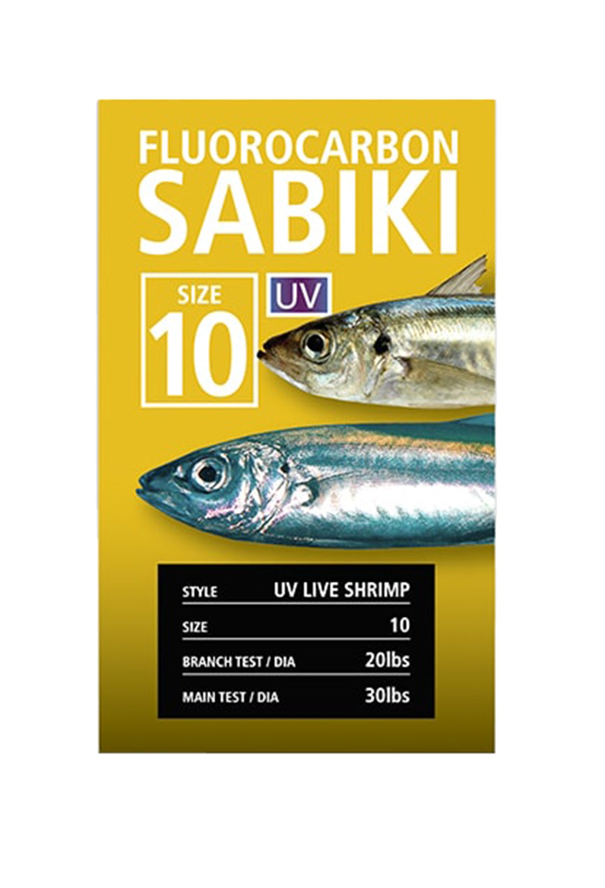 Shimano Flurocarbon UV Live Shrimp Sabiki Rig