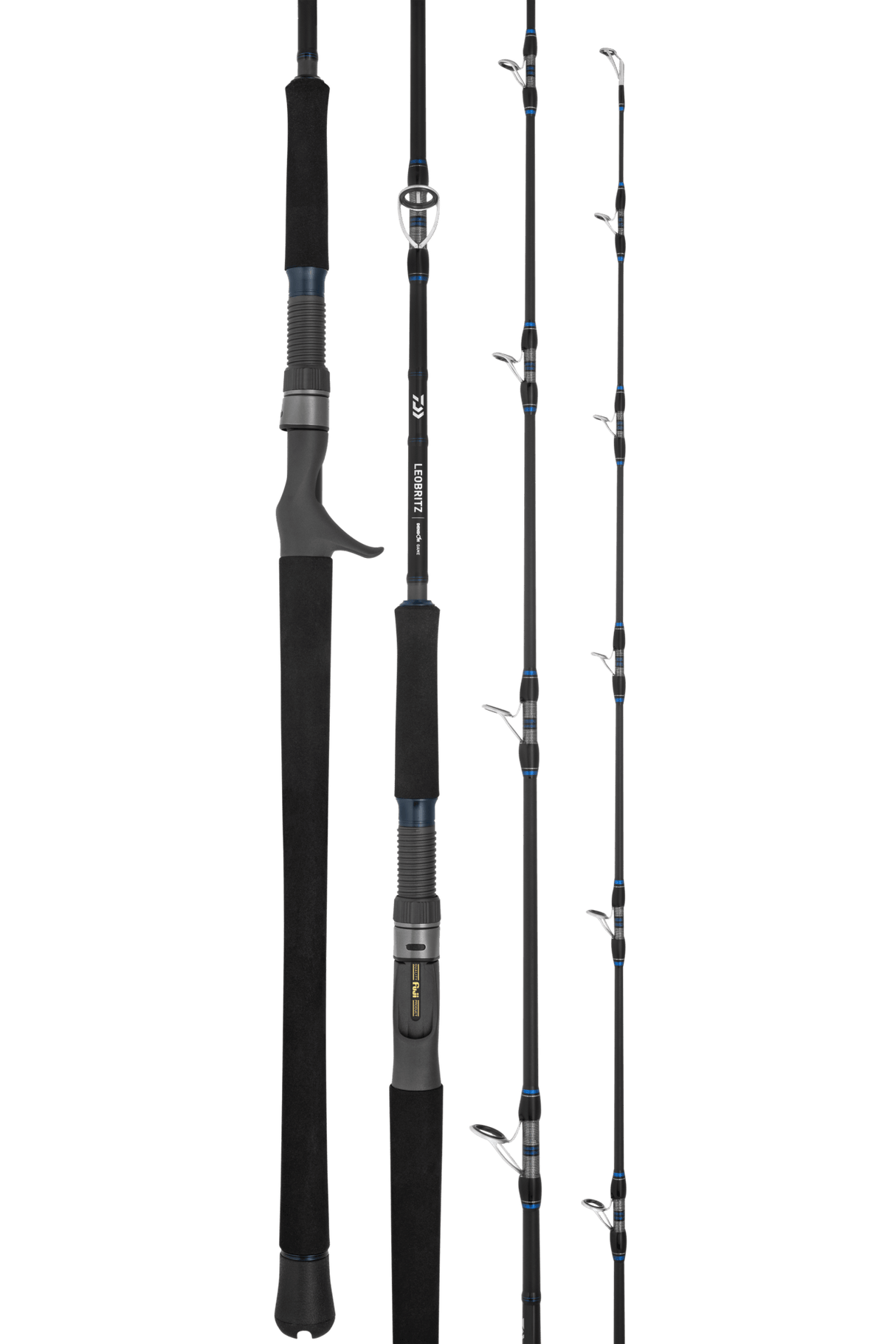 Daiwa Leobritz S500JP/ Daiwa 25 Leobritz DG Rod B6'3" pe5/6/ Daiwa J-Braid 8 40lb Multicolour - 500m