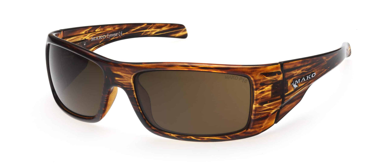 Mako Invincible PC Lens Sunglasses - Matt Black PC Grey