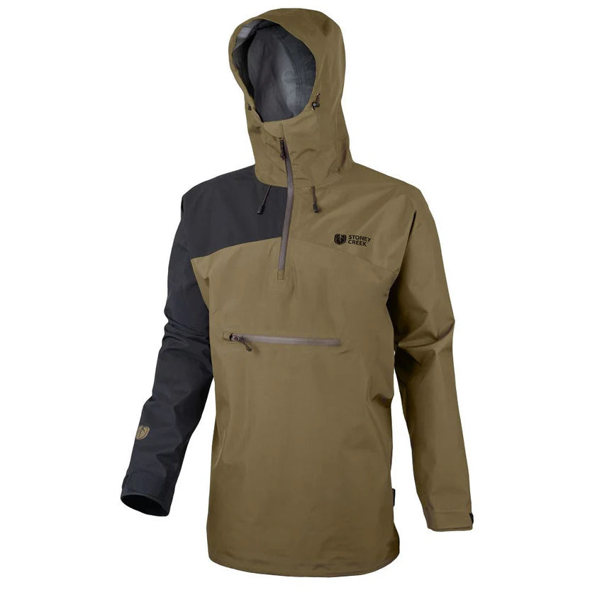 Stoney Creek Stow It Pro Rain Jacket - Tundra/Black